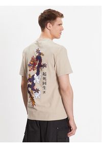 Primitive T-Shirt Legend PAPSP2304 Beżowy Regular Fit. Kolor: beżowy. Materiał: bawełna
