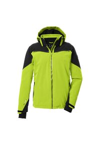 Kurtka narciarska Killtec KSW 51. Kolor: czarny, zielony, wielokolorowy. Sezon: zima. Sport: narciarstwo #1