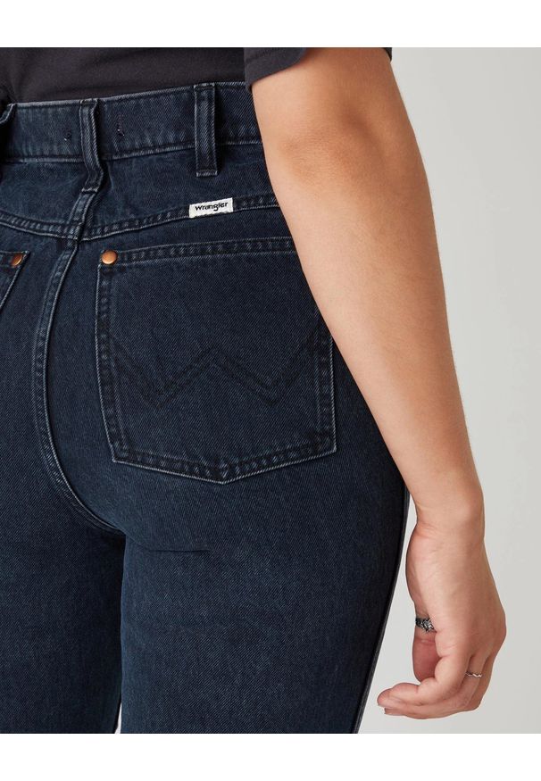 Wrangler - SPODNIE DAMSKIE WRANGLER WILD WEST BLUE BLACK W2H2D531C 112128610