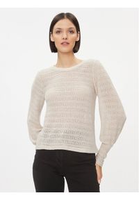 Vero Moda Bluzka 10296715 Écru Regular Fit. Materiał: syntetyk