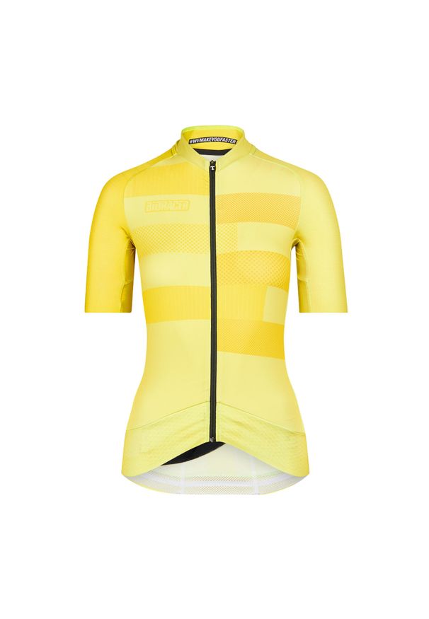 BIORACER - Damski jersey Bioracer Epic. Kolor: żółty. Materiał: jersey. Sport: kolarstwo