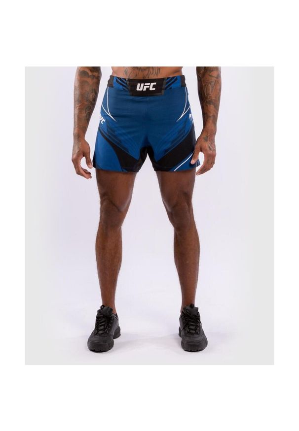 Venum UFC Spodenki MMA Authentic Fight Night Short Fit Niebieskie. Kolor: niebieski