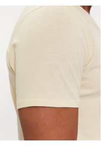 Tommy Jeans T-Shirt Jaspe DM0DM09587 Beżowy Slim Fit. Kolor: beżowy. Materiał: bawełna #4