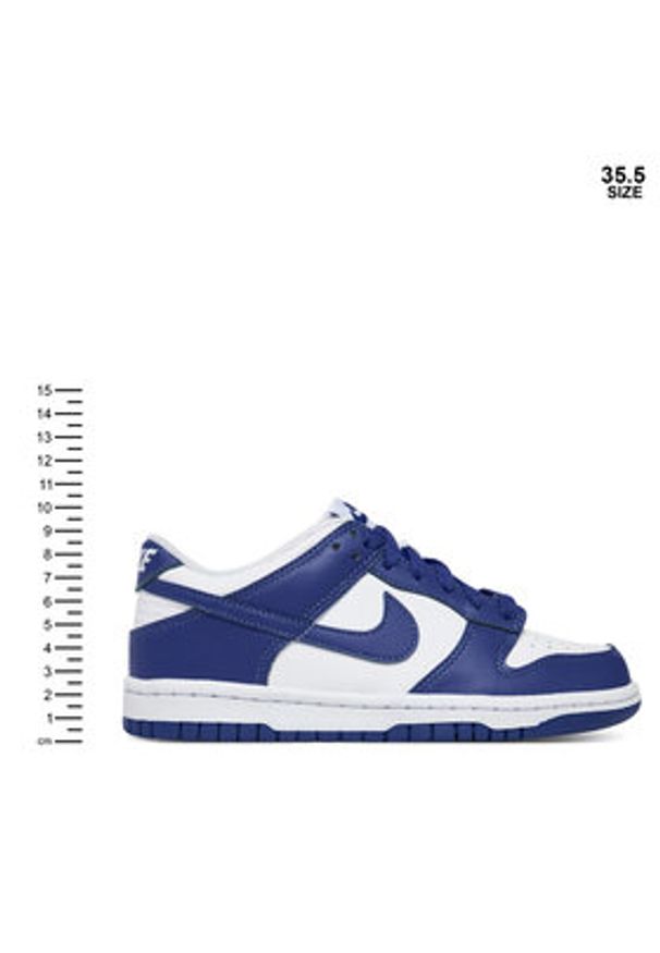 Nike Sneakersy Dunk Low (GS) FB9109 131 Biały. Kolor: biały. Materiał: skóra