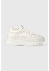 Copenhagen sneakersy skórzane kolor biały CPH60 teddy. Nosek buta: okrągły. Zapięcie: sznurówki. Kolor: biały. Materiał: skóra. Obcas: na platformie #1