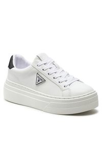Guess Sneakersy FLGAMA ELE12 Biały. Kolor: biały. Materiał: skóra
