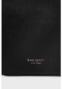Kate Spade torebka skórzana kolor czarny. Kolor: czarny. Materiał: skórzane #6