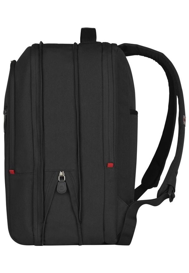 Plecak Wenger City Traveler 16'' czarny. Kolor: czarny. Materiał: mesh. Styl: elegancki
