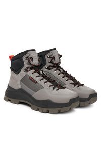 Tommy Jeans Trekkingi Tjm Hybrid Boot EM0EM01633 Szary. Kolor: szary. Materiał: zamsz, skóra. Sport: turystyka piesza