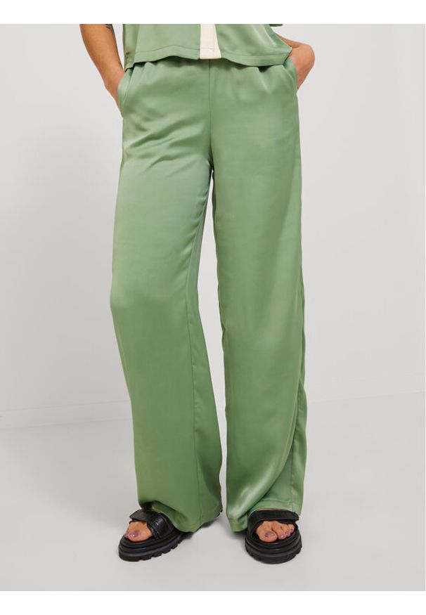 JJXX Spodnie materiałowe 12200161 Zielony Loose Fit. Kolor: zielony. Materiał: materiał