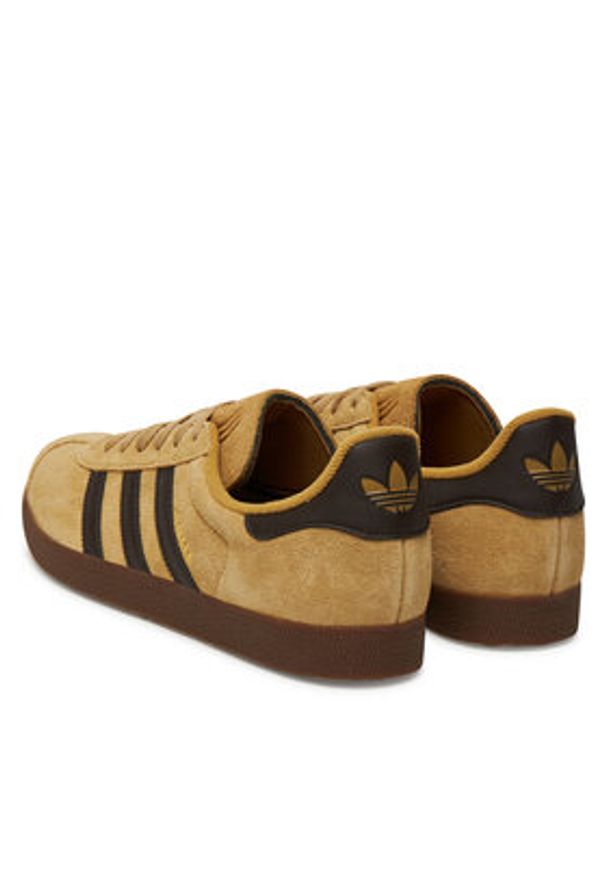 Adidas - adidas Sneakersy Gazelle JR6287 Beżowy. Kolor: beżowy. Materiał: skóra, zamsz. Model: Adidas Gazelle