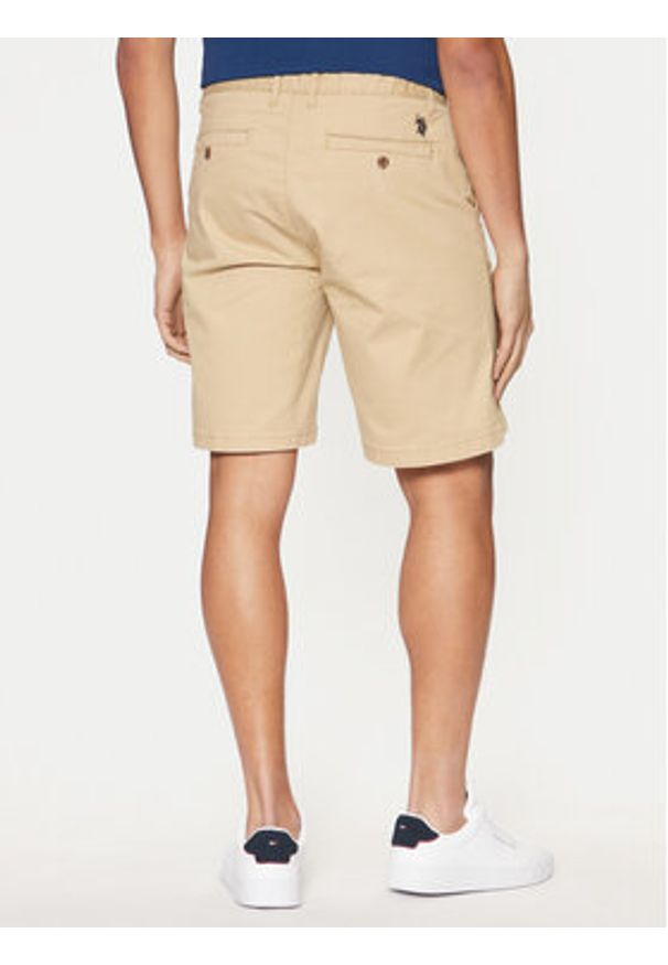 U.S. Polo Assn. Szorty materiałowe MUP3338 Beżowy Regular Fit. Kolor: beżowy. Materiał: bawełna