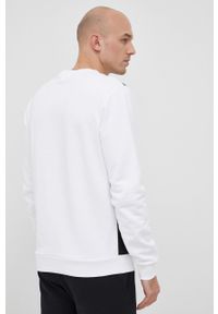 Lacoste Bluza bawełniana SH2251 męska kolor biały wzorzysta. Okazja: na co dzień. Kolor: biały. Materiał: bawełna. Styl: casual #4