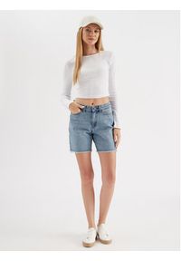 Noisy may - Noisy May Bluzka Maya 27027280 Biały Slim Fit. Kolor: biały. Materiał: bawełna