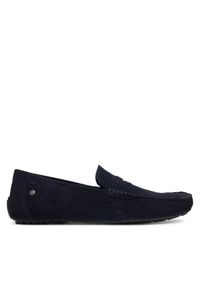 Jack & Jones - Jack&Jones Mokasyny Jfwjensen 12203636 Granatowy. Kolor: niebieski. Materiał: zamsz, skóra