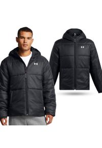 Męska kurtka puchowa zimowa puchówka Under Armour Lightweight Insulated. Kolor: czarny. Materiał: puch. Sezon: zima