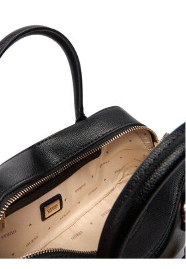 Guess Torebka Davina HWBG98 99060 Czarny. Kolor: czarny. Materiał: skórzane