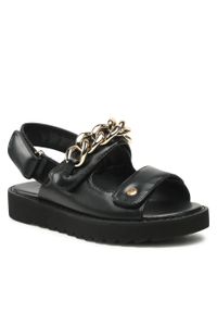 Sandały ONLY Shoes Onlmalu-8 15288053 Black/W. Gold. Kolor: czarny. Materiał: skóra #1