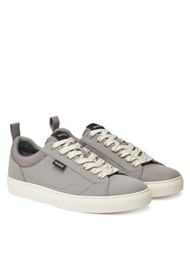 Hugo - HUGO Sneakersy Morrie 50548503 Szary. Kolor: szary. Materiał: skóra