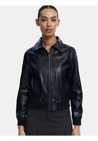 Desigual Kurtka z imitacji skóry Helsinki 24WWEW35 Czarny Regular Fit. Kolor: czarny. Materiał: skóra #7