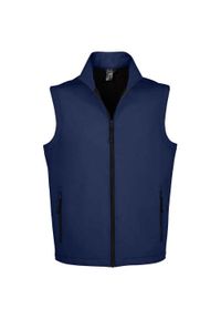 SOL'S - Softshellowa Kamizelka Dla Dorosłych Unisex Race. Kolor: niebieski