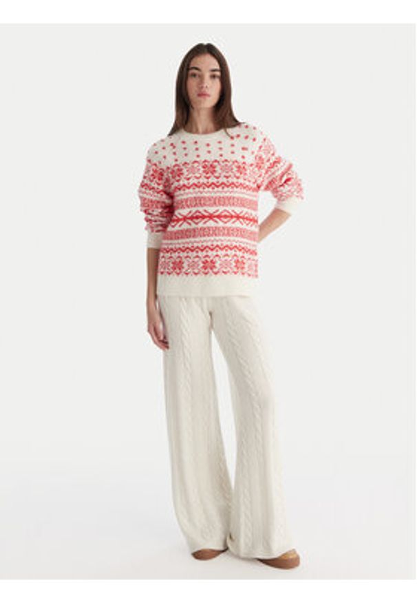 only - ONLY Sweter Xmas Nordic 15354824 Czerwony Regular Fit. Kolor: czerwony. Materiał: syntetyk