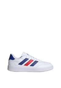 Adidas - Buty Courtblock. Okazja: na co dzień. Kolor: czerwony, biały, wielokolorowy. Sport: turystyka piesza