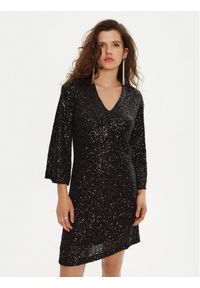 Bruuns Bazaar Sukienka koktajlowa Azati BBW4192 Czarny Regular Fit. Kolor: czarny. Materiał: syntetyk. Styl: wizytowy #1