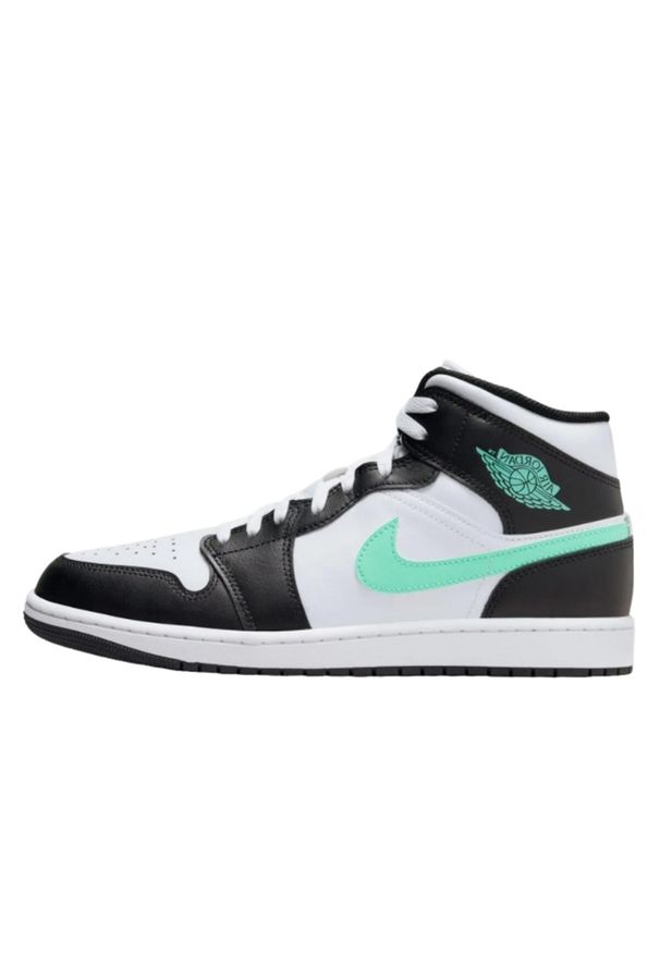 Buty do chodzenia dla dorosłych Air Jordan 1 Mid Green Glow. Kolor: zielony. Sport: turystyka piesza