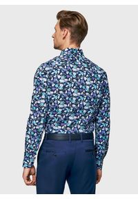 Pako Lorente - PAKO LORENTE – Koszula męska w kwiaty. Materiał: elastan, bawełna. Długość rękawa: długi rękaw. Długość: długie. Wzór: kwiaty. Sezon: wiosna #5