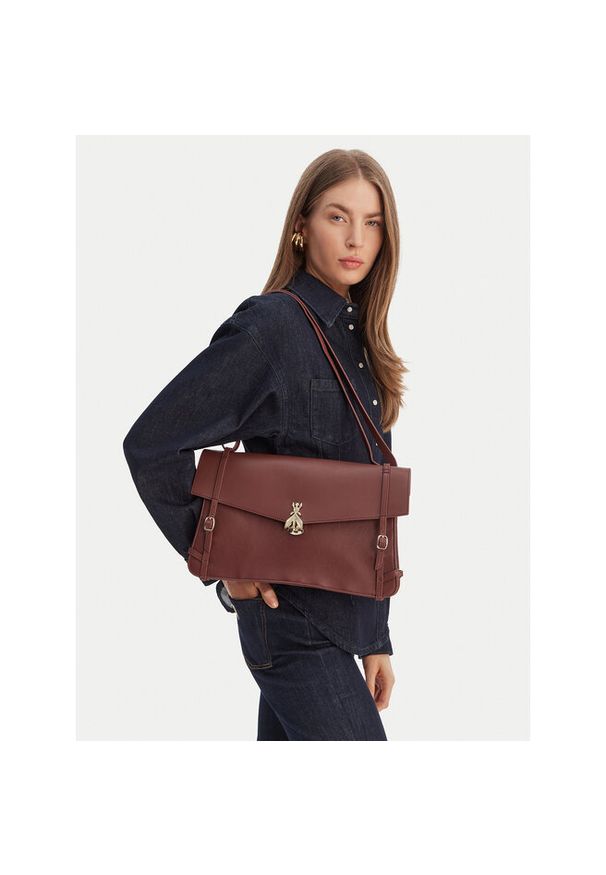 Torebka Patrizia Pepe. Kolor: brązowy