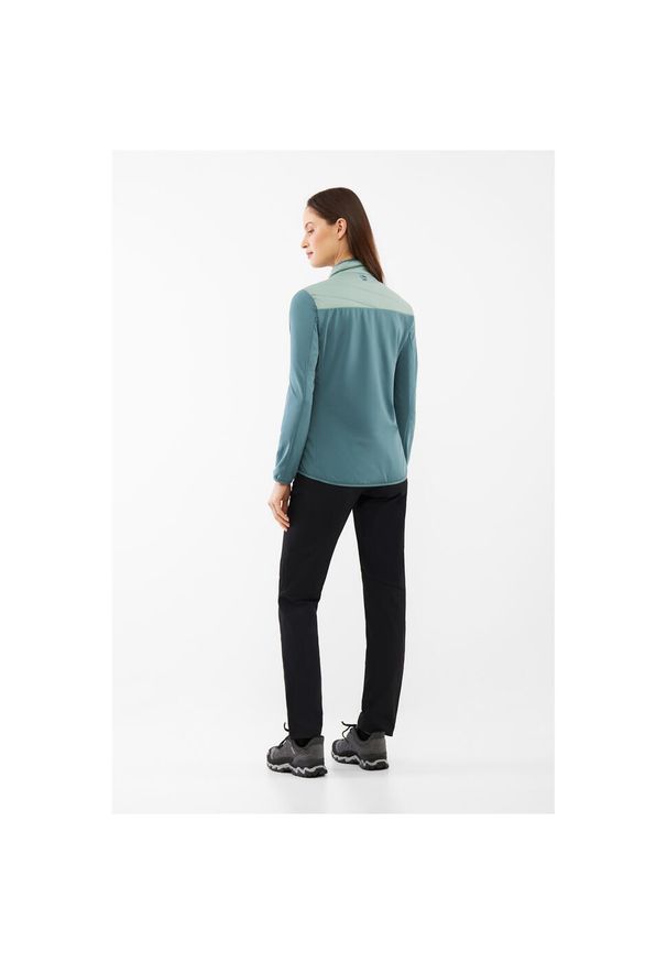 Damska kurtka puchowa Viking Zemu. Kolor: zielony. Materiał: puch. Sport: turystyka piesza