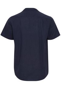 !SOLID - Solid Koszula 21107606 Granatowy Regular Fit. Kolor: niebieski. Materiał: len, wiskoza