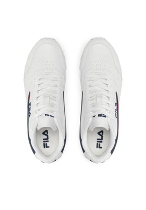 Fila Sneakersy Orbit Low Teens FFT0014.13032 Biały. Kolor: biały. Materiał: skóra