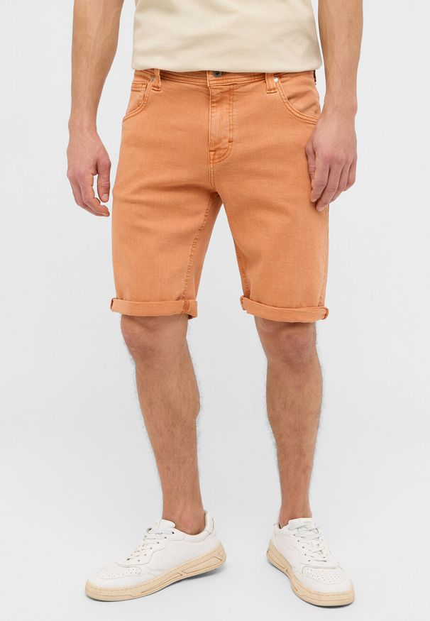 Mustang - MĘSKIE SZORTY MUSTANG Chicago Shorts Z Raw Sienna 1015720 7088