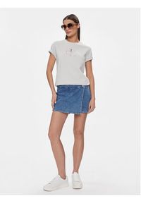 Calvin Klein Jeans T-Shirt Diffused Monologo J20J223264 Szary Regular Fit. Kolor: szary. Materiał: bawełna #3