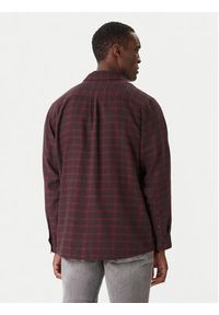 Wrangler Koszula 1 Pkt Flannel 112371522 Bordowy Relaxed Fit. Kolor: czerwony. Materiał: bawełna #4