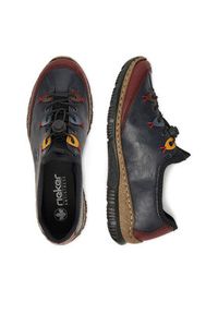 Rieker Półbuty N3271-35 Granatowy. Kolor: niebieski. Materiał: materiał, skóra #7