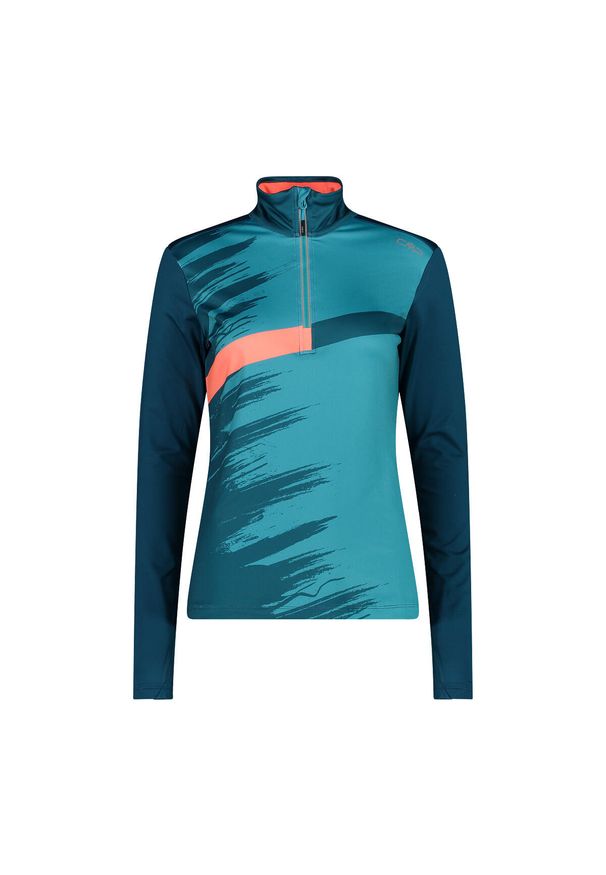 Bluza damska turystyczna CMP 32L4336. Kolor: czerwony, niebieski, wielokolorowy, zielony. Sport: turystyka piesza