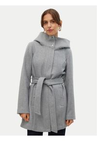 Vero Moda Płaszcz przejściowy Popliva 10310779 Szary Regular Fit. Kolor: szary. Materiał: syntetyk