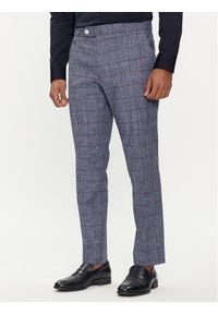 BOSS - Boss Spodnie materiałowe C-Genius-242 50517103 Niebieski Slim Fit. Kolor: niebieski. Materiał: bawełna