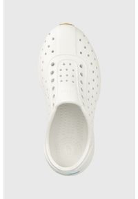 Native tenisówki dziecięce kolor biały. Nosek buta: okrągły. Kolor: biały. Materiał: materiał, guma. Wzór: motyw zwierzęcy #5