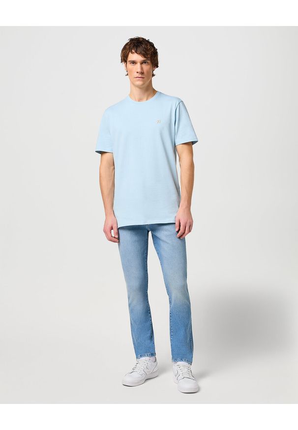 Wrangler - WRANGLER LARSTON MĘSKIE SPODNIE JEANSOWE JEANSY DŻINSY CLEVER BLUE W112352836