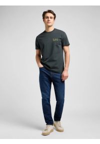 Lee - MESKA KOSZULKA LEE RELAXED GRAPHIC TEE WASHED BLACK 112370512 #5