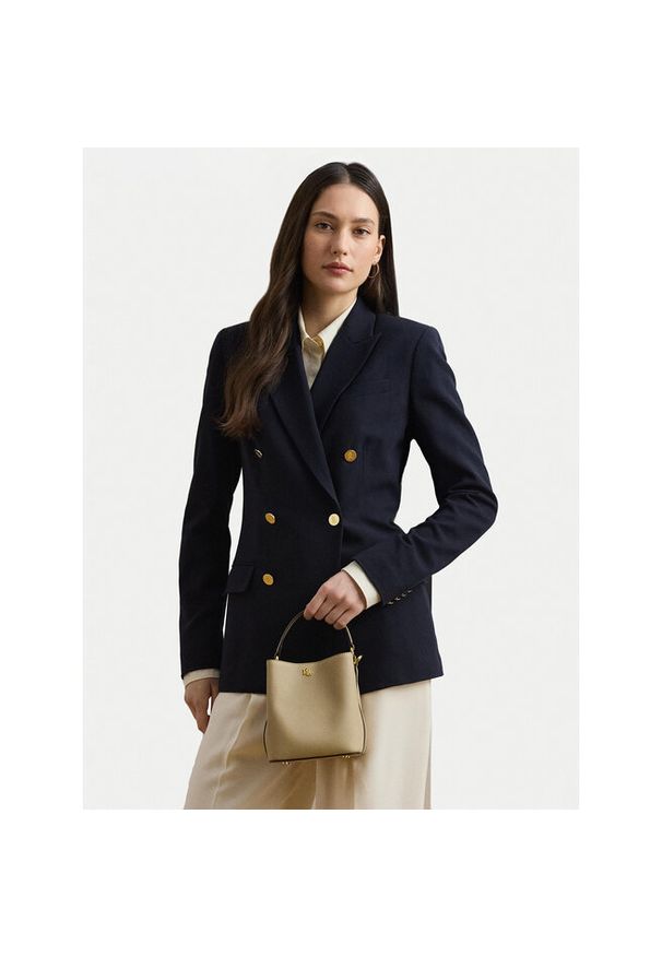 Lauren Ralph Lauren - Torebka LAUREN RALPH LAUREN. Kolor: beżowy