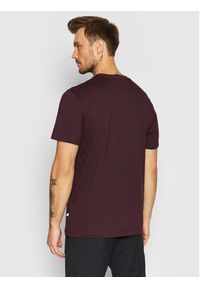Selected Homme T-Shirt Norman 16080129 Bordowy Regular Fit. Kolor: czerwony. Materiał: bawełna