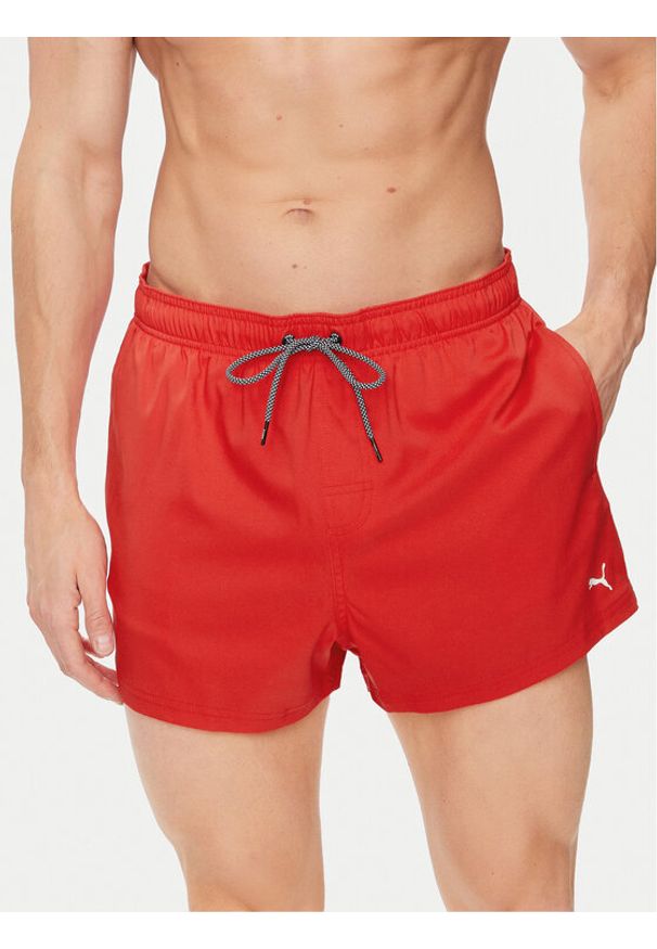 Puma Szorty kąpielowe 907658 Czerwony Regular Fit. Kolor: czerwony. Materiał: syntetyk