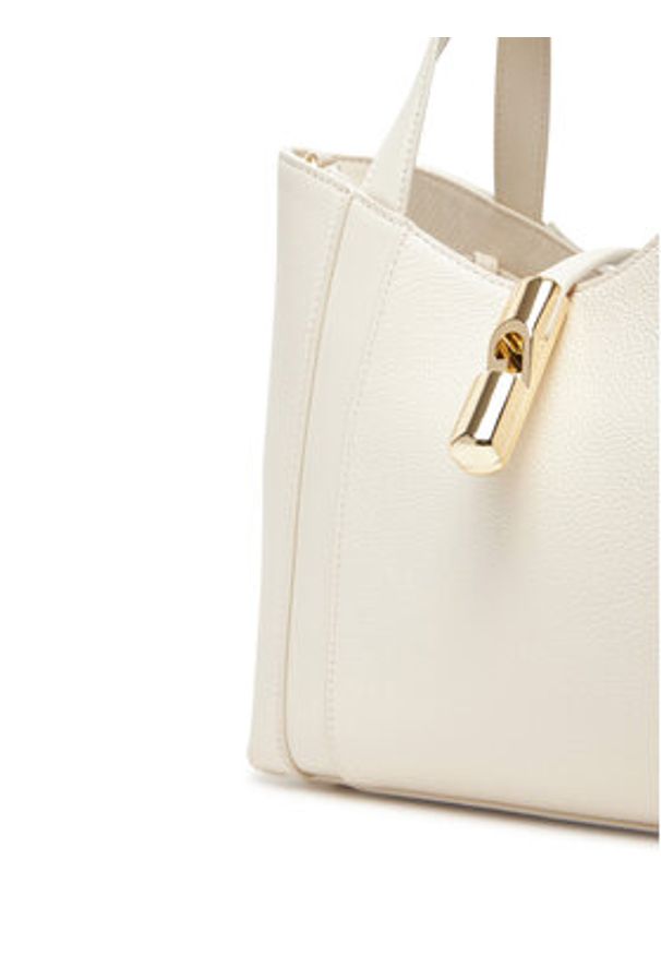 Furla Torebka Goccia S WB01789 BX3353 KH PNN00 Écru. Kolor: kremowy. Materiał: skórzane