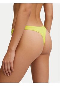 TOMMY HILFIGER - Tommy Hilfiger Stringi UW0UW06046 Żółty jasny. Kolor: żółty. Materiał: syntetyk #4