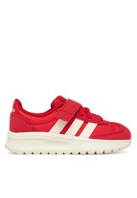 Adidas - Sneakersy adidas. Kolor: czerwony. Sport: bieganie #1